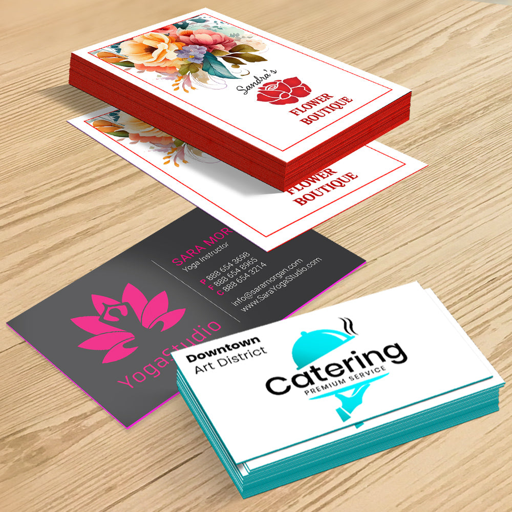 Painted Edge Business Cards